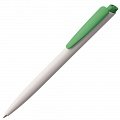 Ручка пластиковая шариковая Senator Dart Polished, бело-зеленая