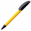 Ручка пластиковая шариковая Prodir DS3 TPP Special, желтая с черным