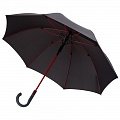 Зонт-трость с цветными спицами Color Style, красный