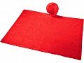 Складывающийся полиэтиленовый дождевик Paulus в сумке, красный, 100х130